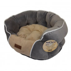 AnimALL Royal Soft M Лежак для собак і котів Grey-Beige