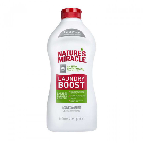 8in1 Nature's Miracle Laundry Boost Средство для стирки против пятен и запахов животных фото