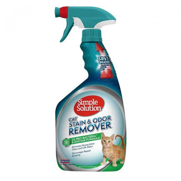 Simple Solution Cat Stain&Odor Remover Средство для удаления пятен и нейтрализации запахов для кошек фото