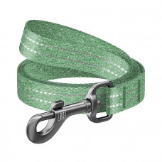Collar WAUDOG Re-cotton Повідець з відновленої бавовни для собак, зелений, розмір M