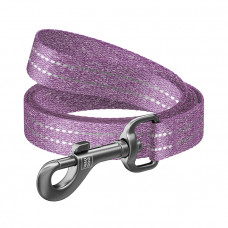 Collar WAUDOG Re-cotton Повідець з відновленої бавовни для собак, фіолетовий, розмір L-XXL