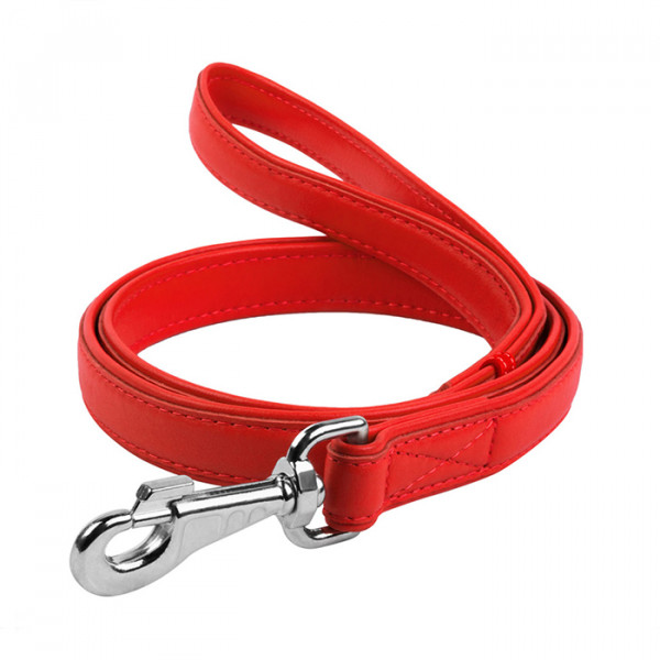 Collar Waudog Glamour Повідець для собак, червоний фото