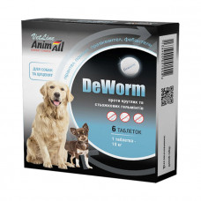 AnimAll Антигельминтный препарат VetLine DeWorm для собак и щенков
