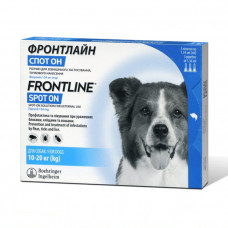 Frontline Spot On - капли для собак Вес 10 - 20 кг