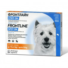 Frontline Spot On - капли для собак Вес 2 - 10 кг