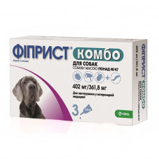 Фиприст Комбо Капли на холку для собак больше 40 кг