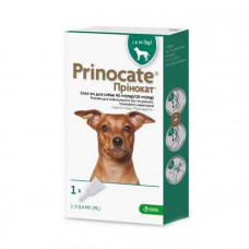 Prinocate (Принокат) краплі на холку від бліх, кліщів та гельмінтів для собак до 4 кг