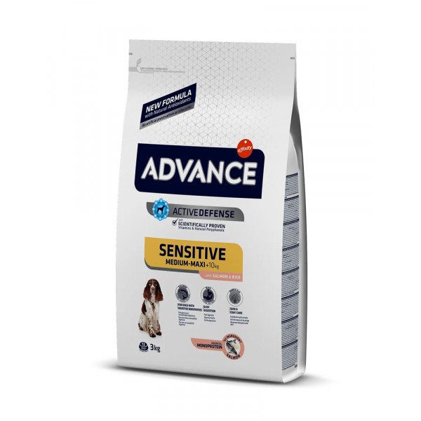 Advance Medium-Maxi Sensitive Salmon & rice фото