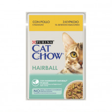 Cat Chow Adult Hairball с курицей и зеленой фасолью
