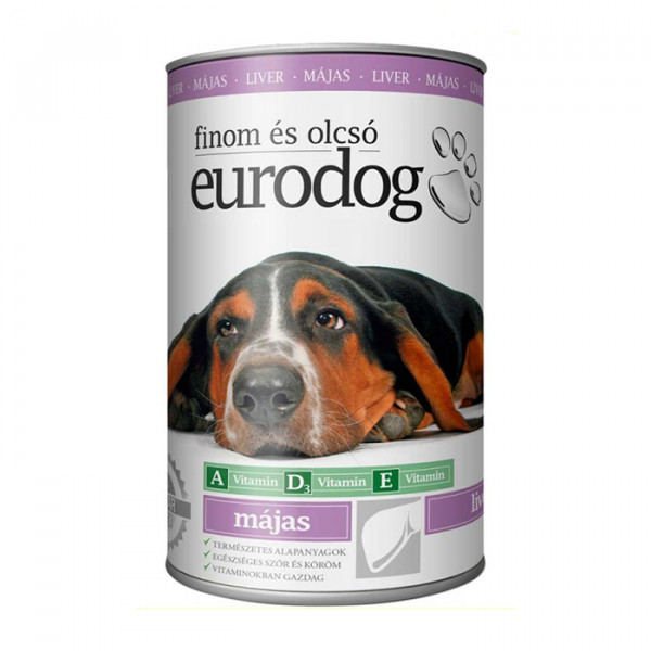 EuroDog Liver консерва для собак с печенью фото