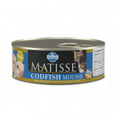 Farmina Matisse Cat Mousse CodFish консерва для кошек с треской, паштет
