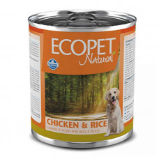 Farmina Ecopet Natural Dog Chicken&Rice Консерва с курицей и рисом для взрослых собак всех пород