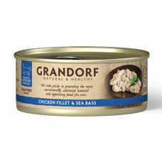 Grandorf Chicken Breast & Seabass - Консерва для котов с куриной грудкой и сибасом