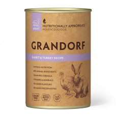 Grandorf Rabbit & Turkey Влажный корм для собак с мясом кролика и индейкой