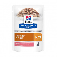 Hill's Prescription Diet Feline k/d Kidney Care Salmon Вологий корм для кішок з лососем