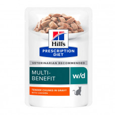 Hill's Prescription Diet Feline w/d Влажный корм для котов при сахарном диабете и для контроля веса
