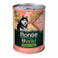 Monge BWild Grain Free Adult Salmon with Pumpkin and Zucchini консерва для собак з лососем, гарбузом та цукіні