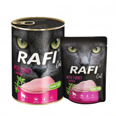 Rafi cat консерва для котів з індичкою