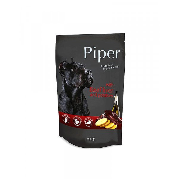 Dolina Noteci Piper Beef Liver & Potatoes консерва для собак с говяжьей печенью и картофелем фото