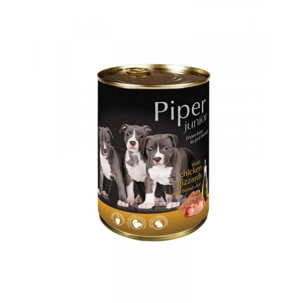Dolina Noteci Piper Junior Chicken Gizzards консерва для щенков с куриными желудками фото