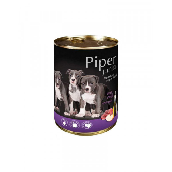 Dolina Noteci Piper Junior Veal консерва для цуценят усіх порід з телятиною фото