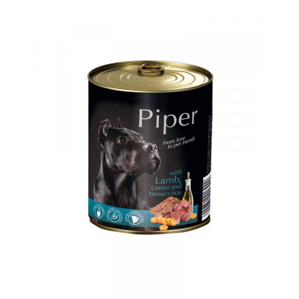 Dolina Noteci Piper Lamb & Carrot консерва для собак з ягням, морквою і коричневим рисом фото