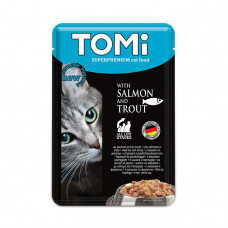 TOMi Salmon Trout консерва для котов с форелью в соусе