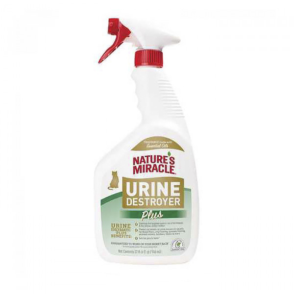 8in1 Nature's Miracle Urine Destroyer - Уничтожитель пятен и запахов мочи кошек  фото