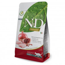 Farmina N&D Prime GF Cat Chicken & Pomegranate Adult беззерновой сухой корм с курицей и гранатом для взрослых котов