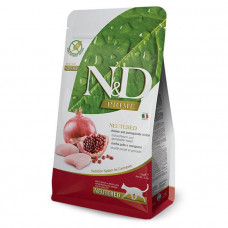 Farmina N&D Prime GF Cat Chicken & Pomegranate Neutered Adult беззерновой корм для стерилизованных кошек с курицей и гранатом