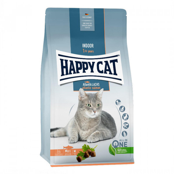 Happy Cat Adult Indoor Atlantik-Lachs фото