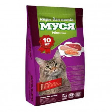 Муся сухий корм для дорослих котів Мікс