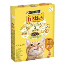 Friskies для взрослых котов с курицей и овощами