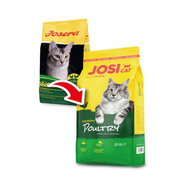 Josera JosiСat  Crunchy Poultry  для котов с домашней птицей фото
