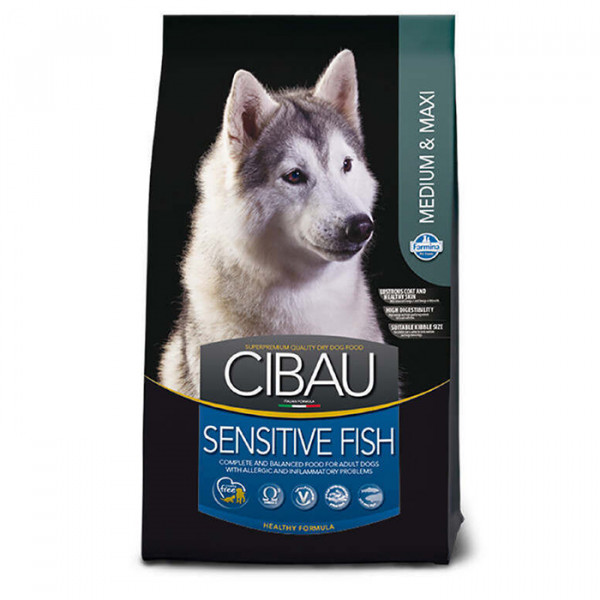 Farmina Cibau Sensitive Fish Medium/Maxi сухой корм для собак средних и крупных пород с рыбой фото