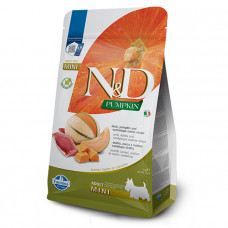 Farmina N&D Pumpkin Duck & Cantaloupe Adult Mini беззерновий сухий корм з качкою, гарбузом і мускатною динею для дорослих собак дрібних порід