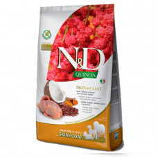 Farmina N&D Quinoa Skin&Coat Adult Medium&Maxi Сухий корм при харчовій алергії з перепелом та кіноа для середніх та великих порід