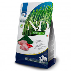 Farmina N&D Spirulina Lamb Adult Medium&Maxi сухой корм для собак середніх та великих порід з ягням та ягодами годжі