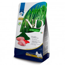 Farmina N&D Spirulina Lamb Adult Mini сухой корм для собак маленьких пород с ягненком и ягодами годжи