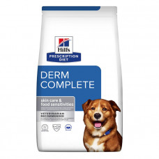 Hill’s Prescription Diet Derm Complete для собак при харчовій алергії та атопічному дерматиті