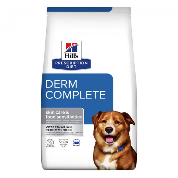 Hill’s Prescription Diet Derm Complete для собак при харчовій алергії та атопічному дерматиті фото