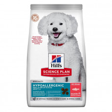 Hill's Science Plan Adult Small & Mini Dog Hypoallergenic сухой гипоаллергенный корм для собак мелких пород с лососем