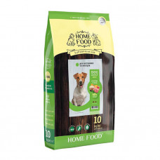 Home Food для активных собак и щенков маленьких пород с ягненком и рисом