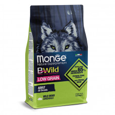 Monge BWild Low Grain Dog Adult Wild Boar сухий низькозерновий корм з диким кабаном для дорослих собак всіх порід