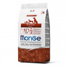 Monge Dog All breeds Adult сухий корм для дорослих собак всіх порід з ягням, рисом та картоплею