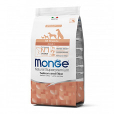 Monge Dog All breeds Adult сухой корм для взрослых собак всех пород с лососем и рисом