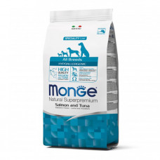 Monge Dog All breeds Hypoallergenic сухой гипоаллергенный корм  для взрослых собак всех пород c лососем и тунцом