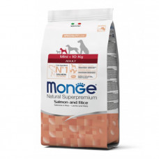 Monge Dog Mini Adult сухий корм з лососем для дорослих собак дрібних порід