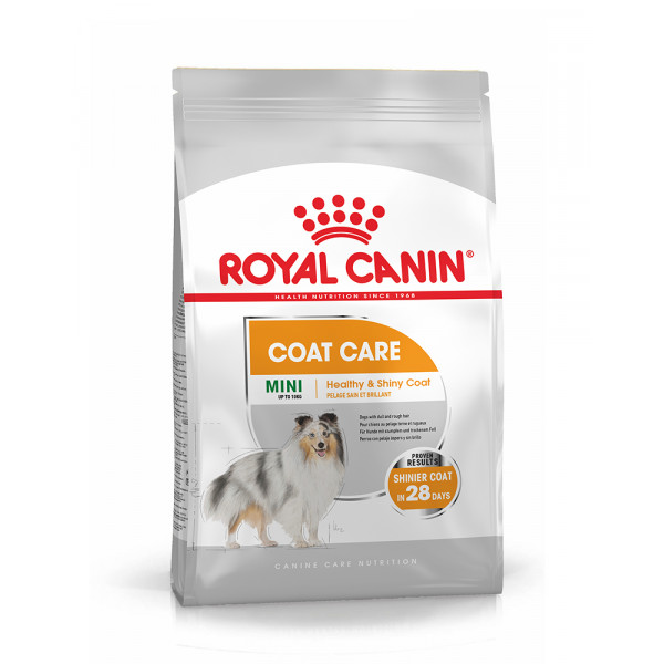 Royal Canin Mini Coat Care сухий корм для собак маленьких порід для підтримки блиску та здоров'я шерсті фото