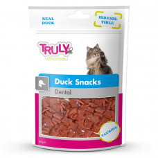 Truly Duck Snacks dental - Лакомство с уткой для здоровья зубов котов фото